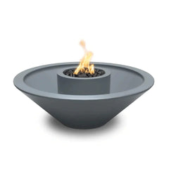 The Outdoor Plus 48" Cazo GFRC Fire and Water Bowl - 360° Spill