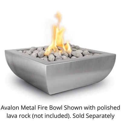 The Outdoor Plus Avalon Stainless Steel Fire Bowl