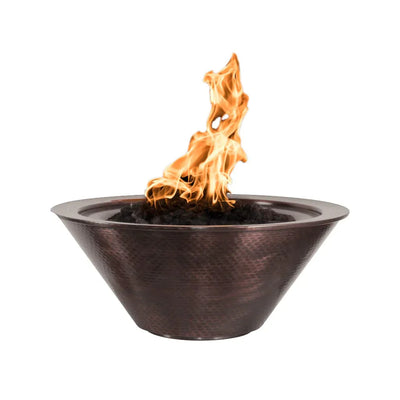 The Outdoor Plus Cazo Hammered Copper Fire Bowl