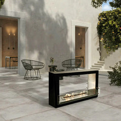 The Bio Flame 53" Sek XL Free Standing  Ethanol Fireplace