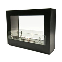 The Bio Flame 36" Rogue 2.0 Double Sided Free Standing  Ethanol Fireplace